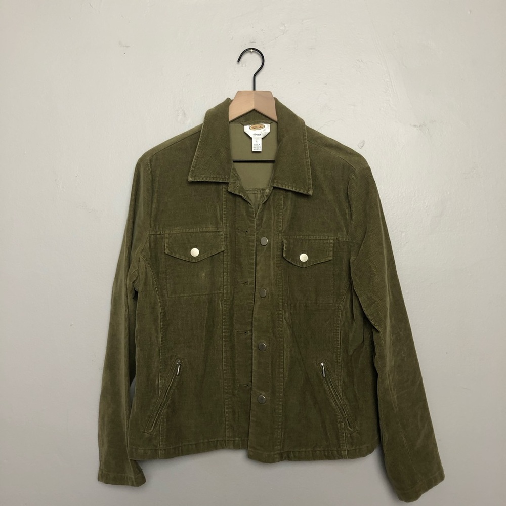 Talbots Green Corduroy Jacket Blazer